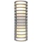 Access Lighting Bermuda 2 Light Outdoor Wall Mount, Satin Finish, Ribbed Frosted Glass 20030MG-SAT/RFR - alternate 1